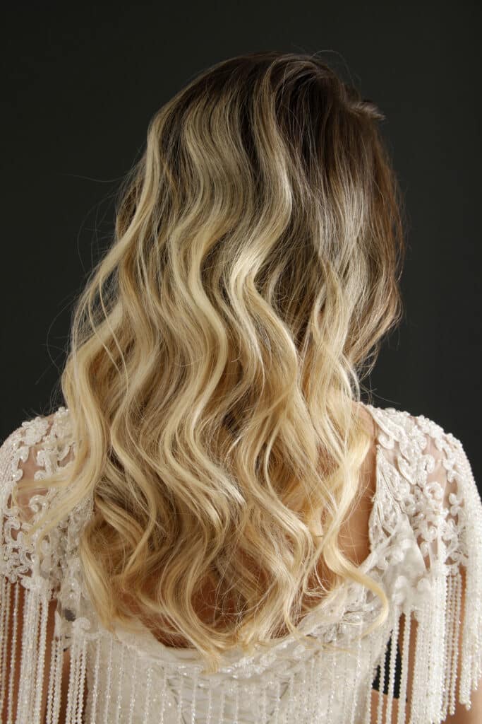 Babylights suaves integradas en cabello rubio