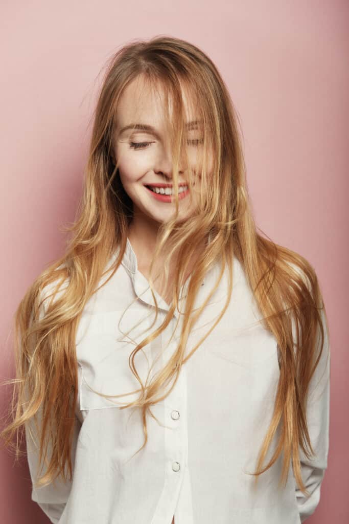 Resultado de color en cabello tratado