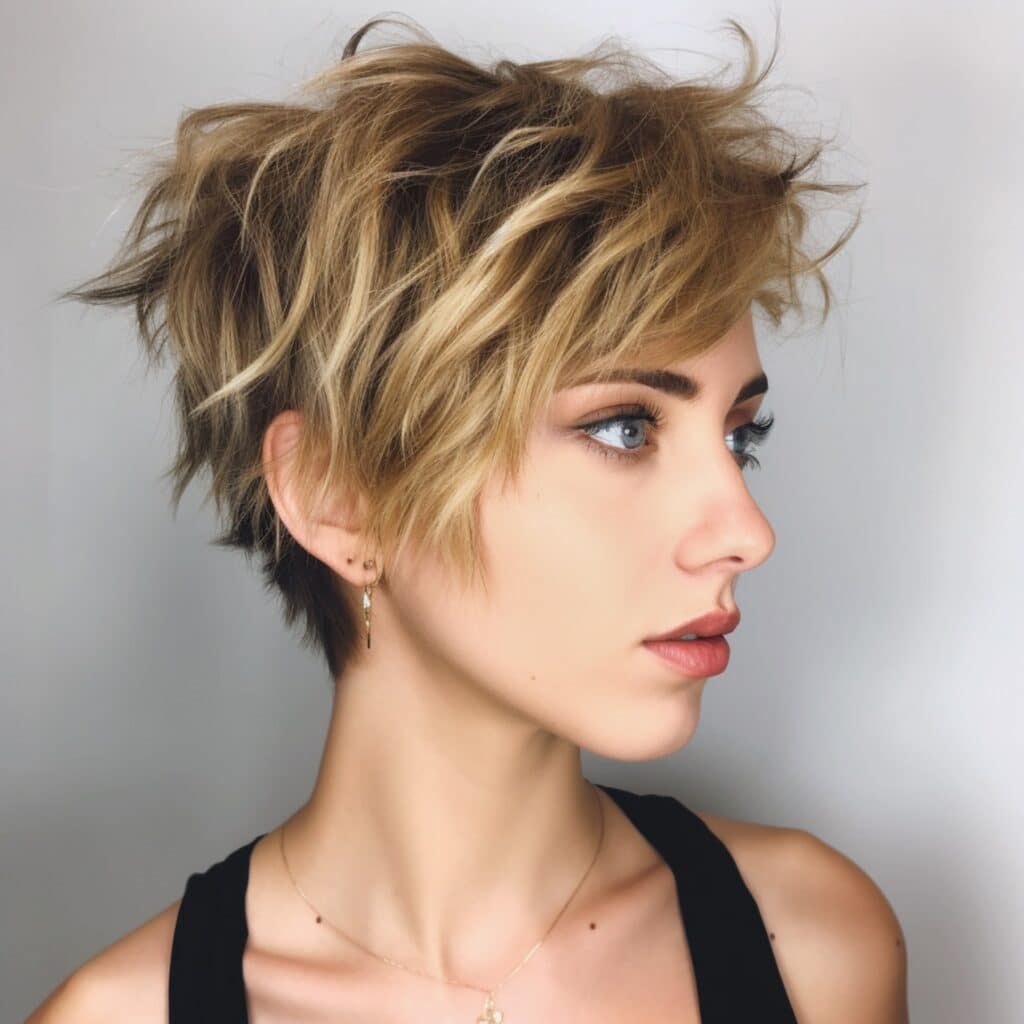 Corte mullet moderno