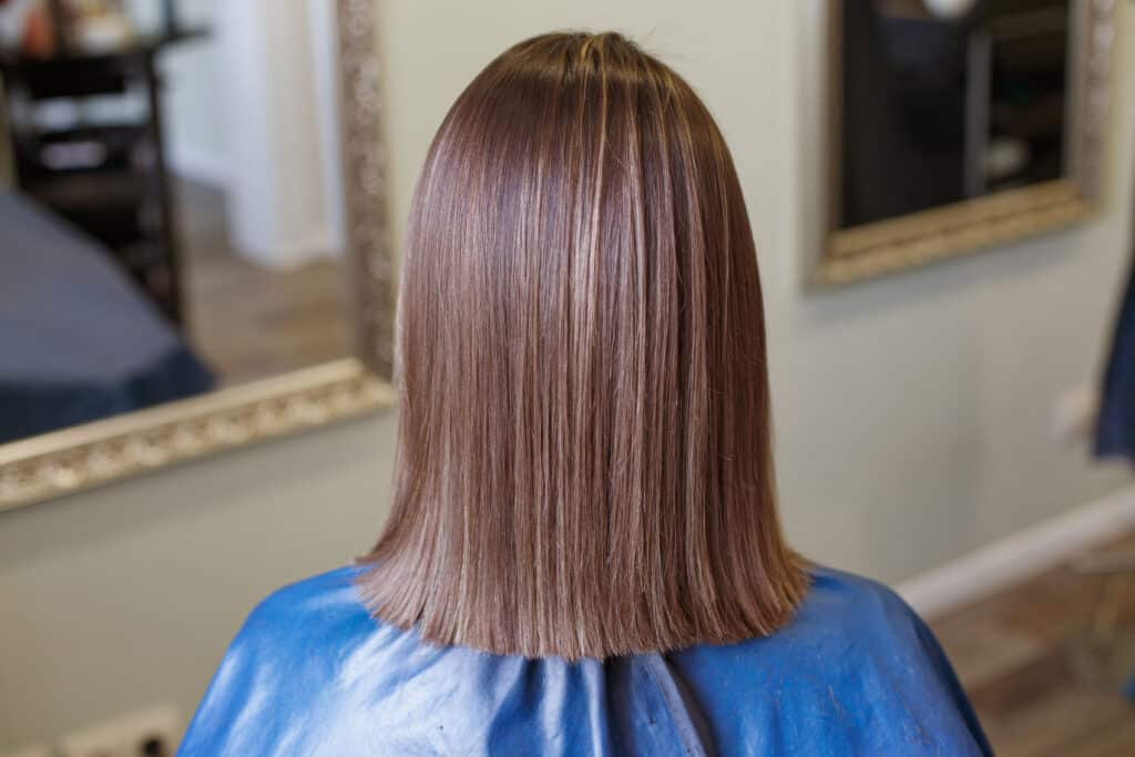 Corte de cabello recto