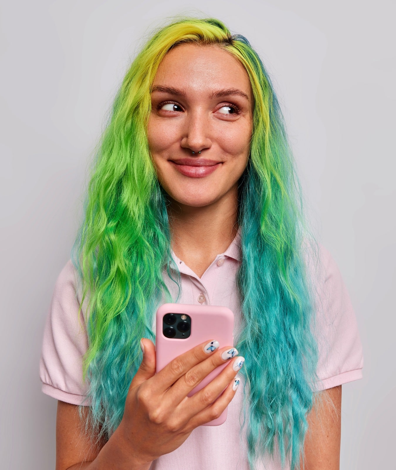 Tintes de fantasía en diferentes colores para cabello